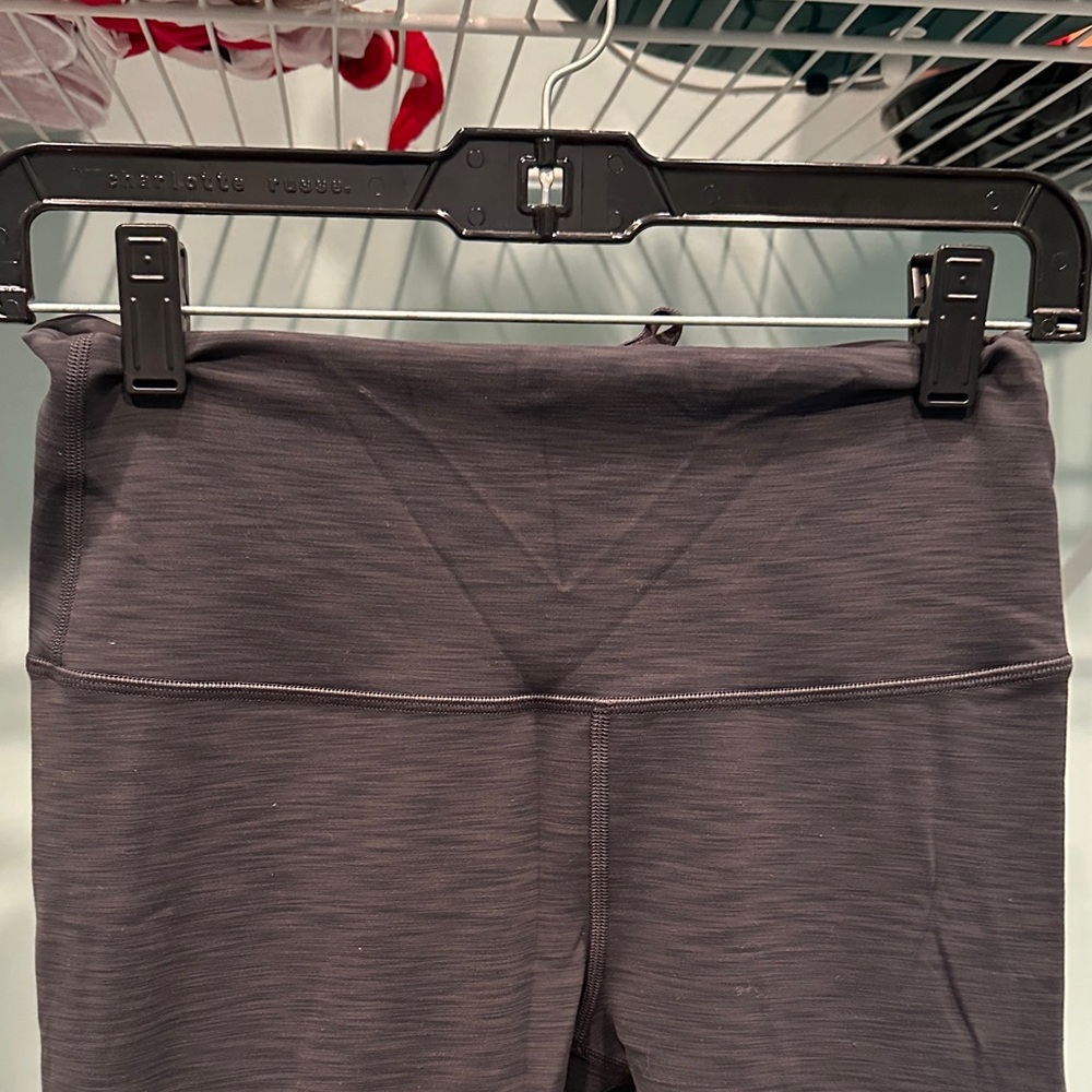 Lululemon wunder train dark heather gray leggings - Picture 3 of 7